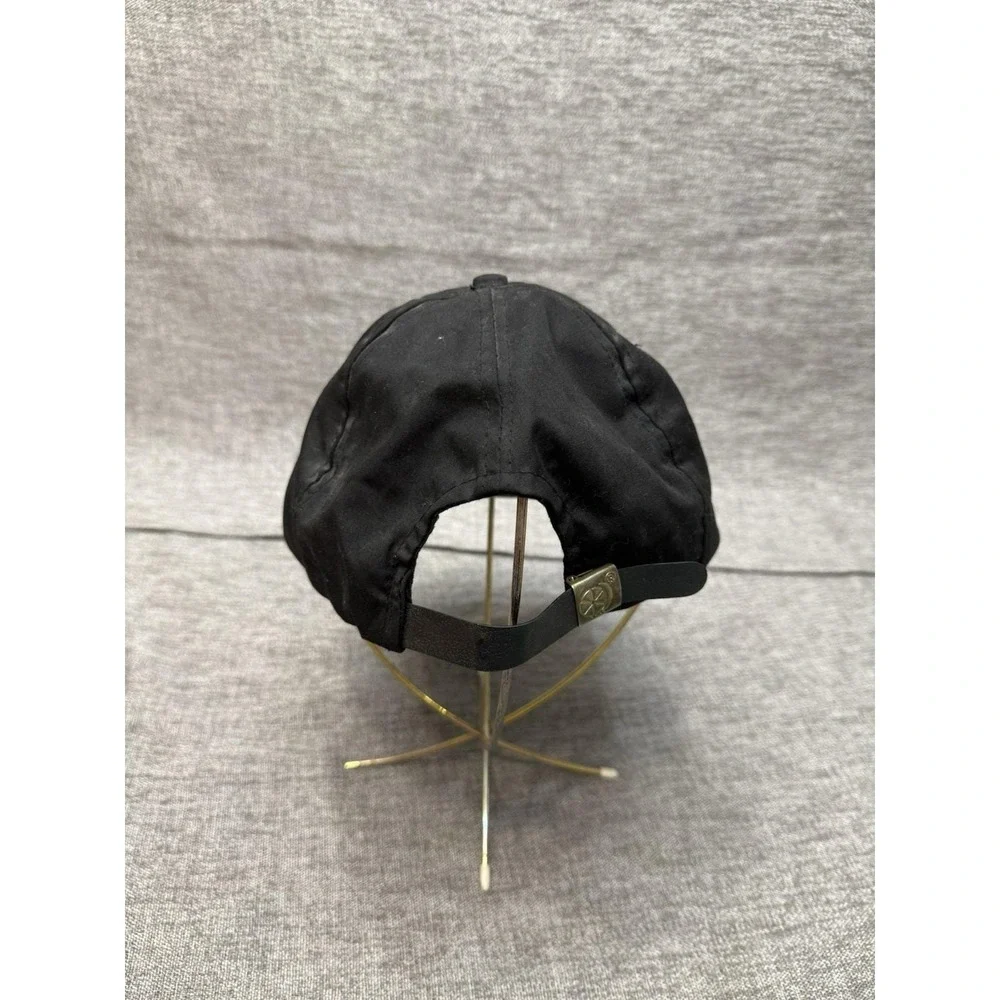 Vintage NASA Space Adult Hat Flat Earth Globe Astronauts Rockets Black